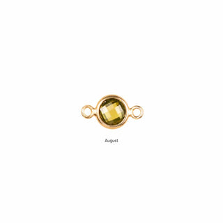 August gemstone charm