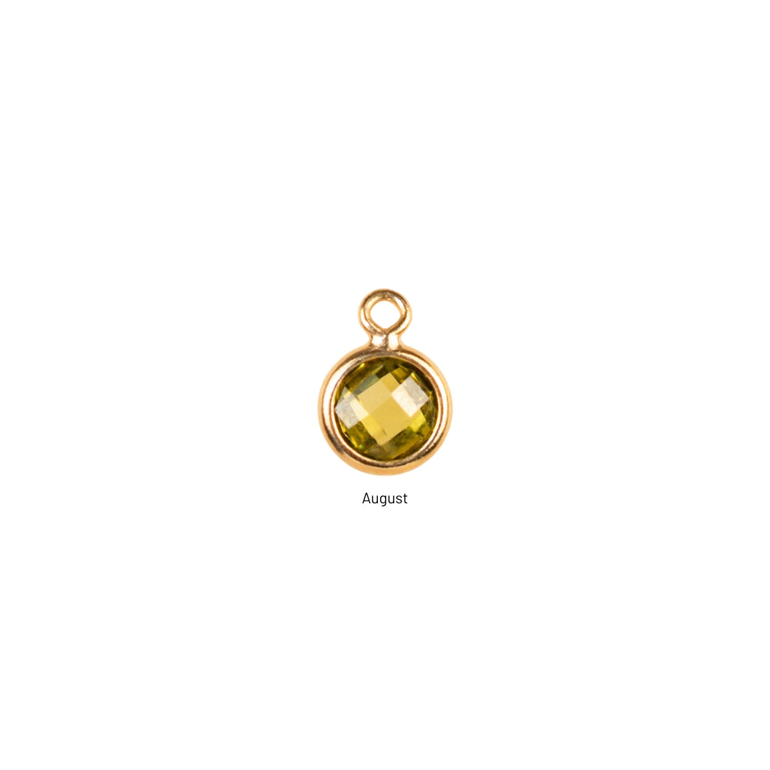 Birthstone Dangle Charms - Gold Filled