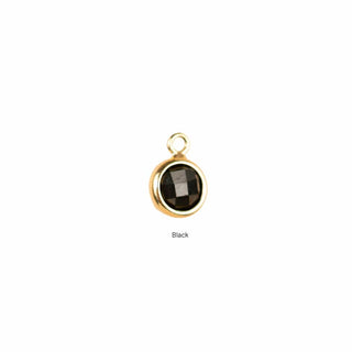 Black gemstone charm