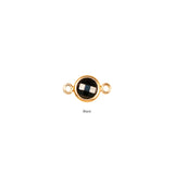 Birthstone Connector Charm - Gold Filled