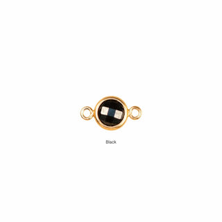 Black gemstone connector