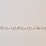 Silver chain necklace, chain05_13-14