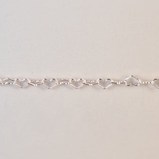 Silver chain necklace, chain05_13-14