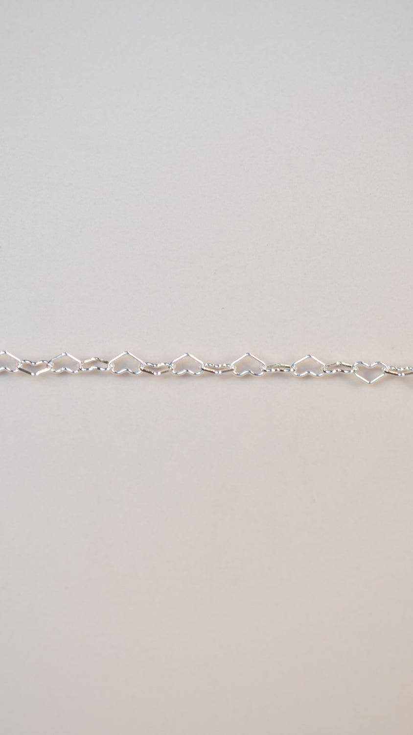 Silver chain necklace, chain05_13-15