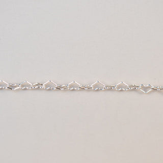 Silver chain necklace, chain05_13-15