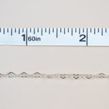 Heart chain necklace 13-18 inches measured