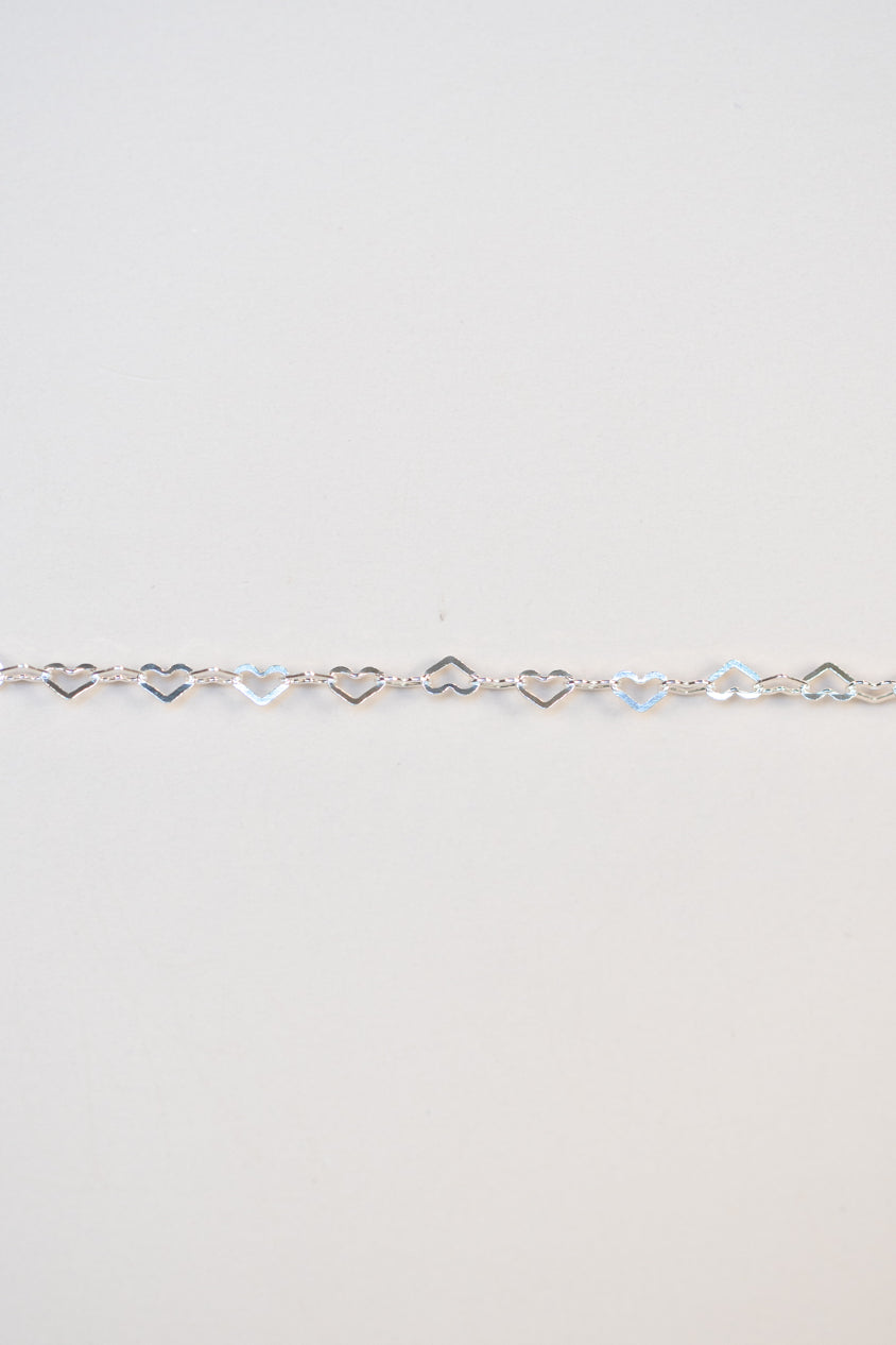 Heart chain necklace