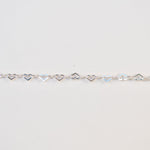 Heart chain necklace