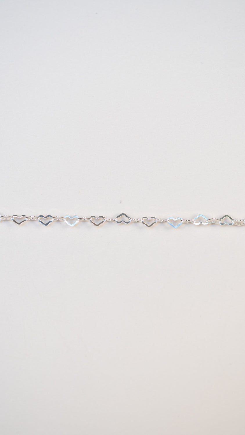 Heart chain necklace