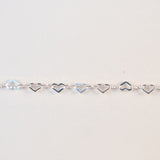 Heart chain bracelet