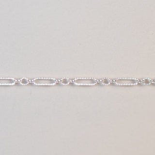 Silver chain necklace detail, chain05_13-26