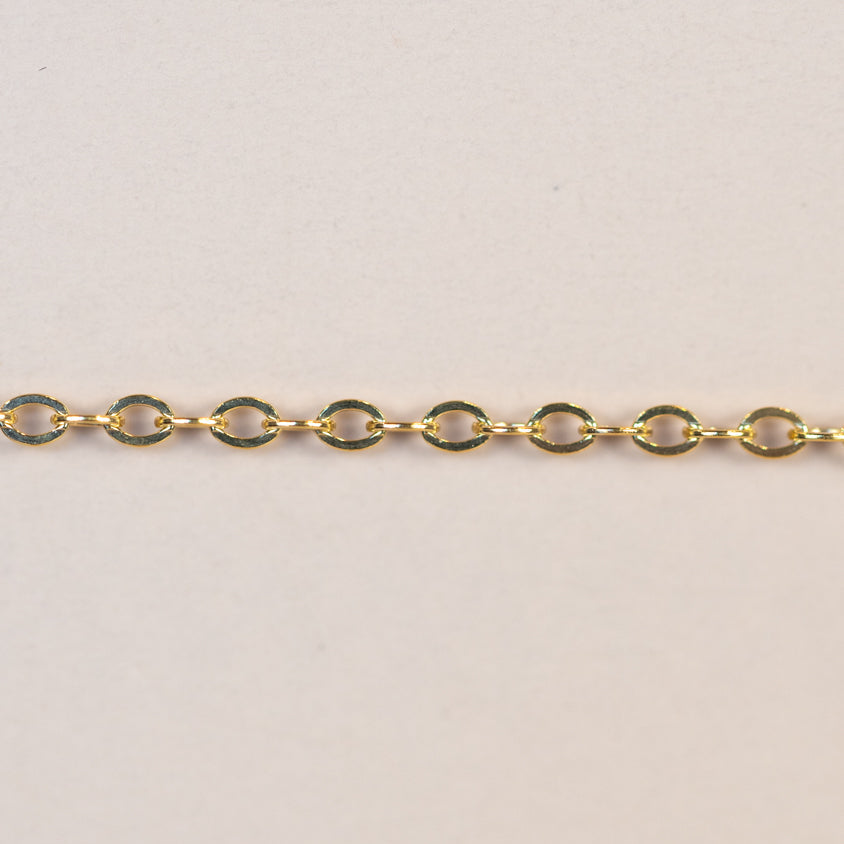 Gold chain necklace, style chain05