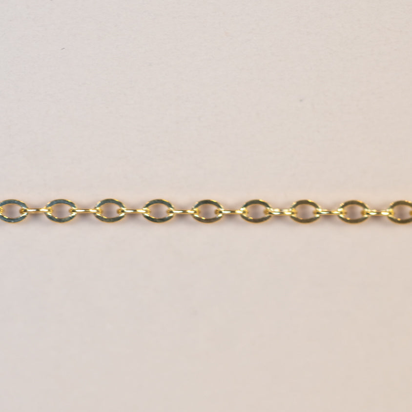 Gold chain with oval links (chain05_13-41)