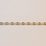 Gold chain with oval links (chain05_13-41)