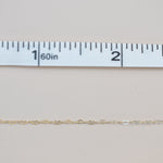 Chain 05 length measured with tape measure