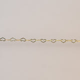 Heart chain necklace, chain05_13-54