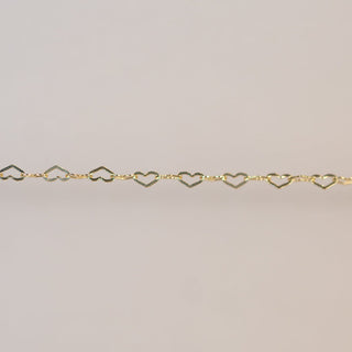 Heart chain necklace, chain05_13-54