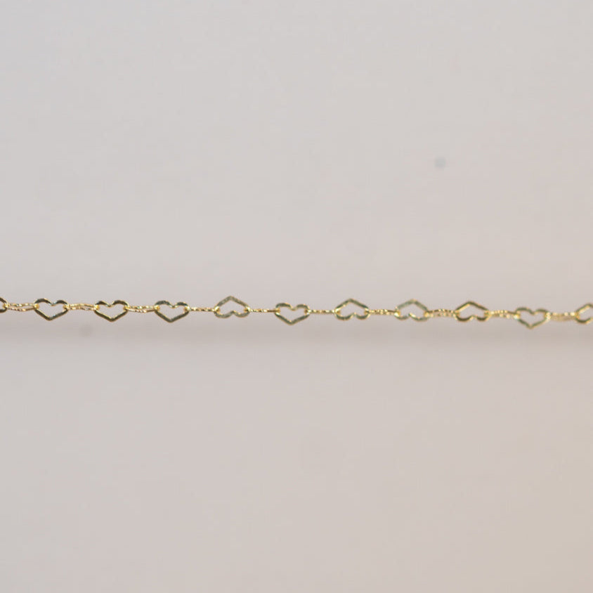 Heart chain necklace, chain05_13-59