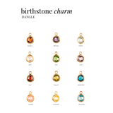 Birthstone Dangle Charms - Gold Filled
