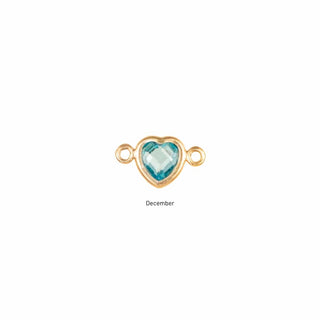 December heart charm