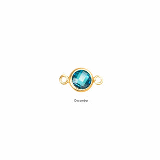 December blue gemstone charm