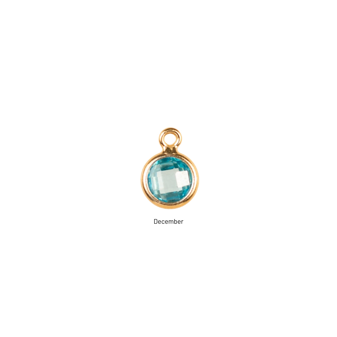 Birthstone Dangle Charms - Gold Filled
