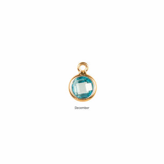 December birthstone charm