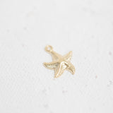 Gold Filled - Starfish Charm - 9.5mm