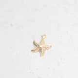 Gold Filled - Starfish Charm - 9.5mm