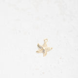 Gold Filled - Starfish Charm - 9.5mm