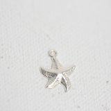 Sterling Silver - Starfish Charm - 9.5mm