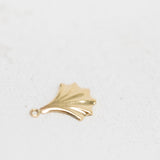 Gold Filled - Fan Charm - 10 x 15mm