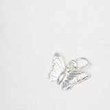 Sterling Silver - Butterfly - 7.5 x 12mm