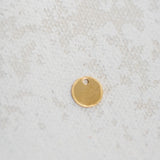 Gold Filled - Round Flat Disc - 7mm