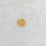 Gold Filled - Round Flat Disc - 7mm