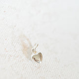 Sterling Silver - Puffed Heart - 9 x 7mm