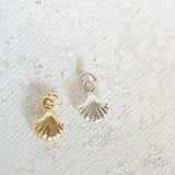 Sterling Silver - Scallop Shell - 6.8mm