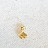 Gold Plated - Scallop Shell - 6.8mm