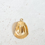 Gold Filled - Cowboy Hat Charm