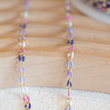 Gold Enamel in Lavender