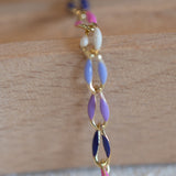 Gold Enamel in Lavender