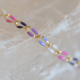 Gold Enamel in Lavender