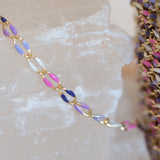 Gold Enamel in Lavender