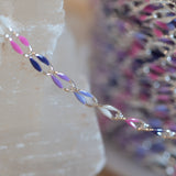 Silver Enamel in Lavender