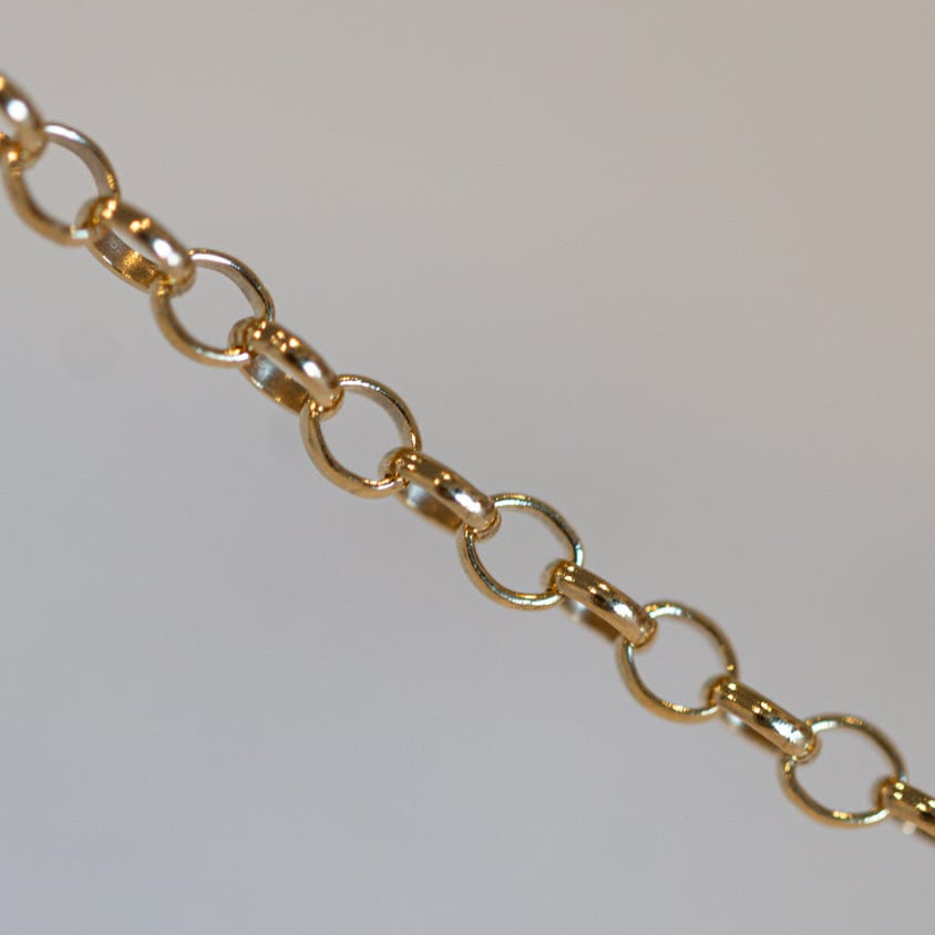 Everarc-2717 gold chain close-up