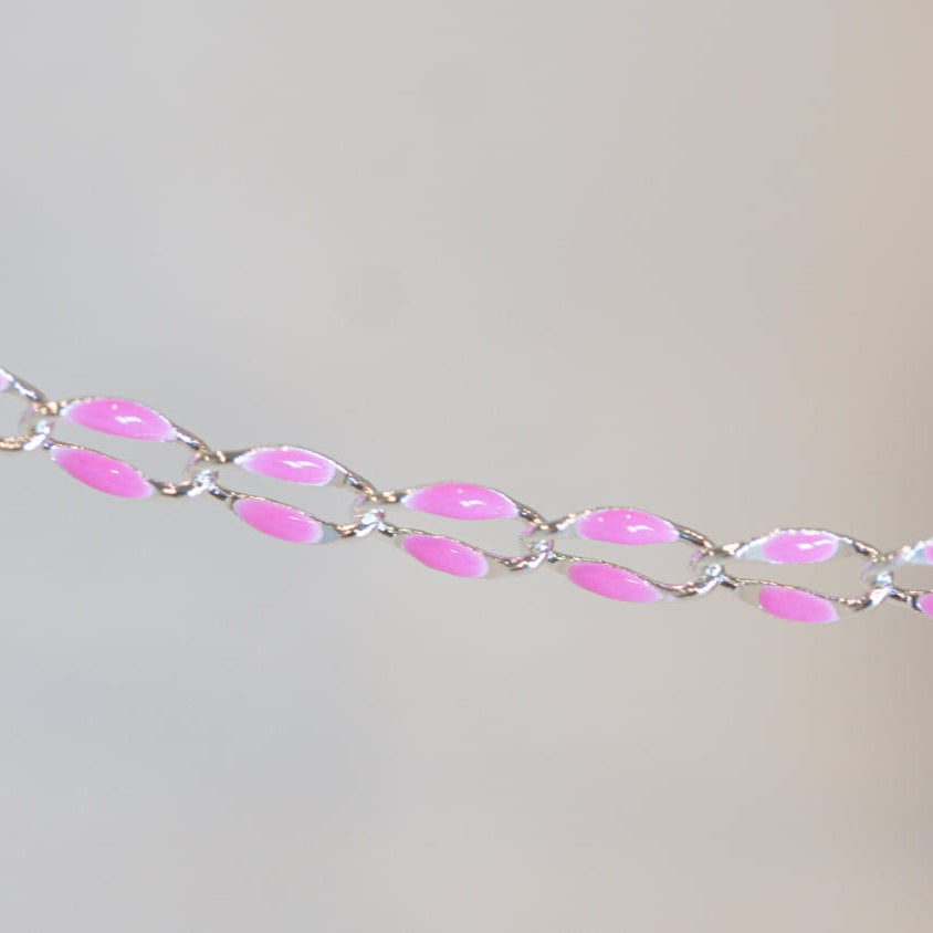EverArc pink chain link necklace