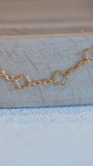 Everarc-2964 gold chain necklace detail