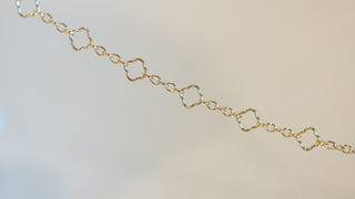 EverArc-2969 gold chain with square and circle links