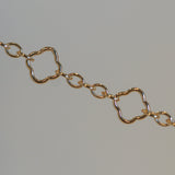 Triple Linked Clover - Gold Filled