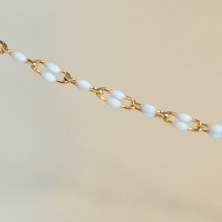 EverArc 3013 gold and white beaded chain